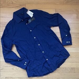 Tommy Hilfiger Navy Dress Shirt